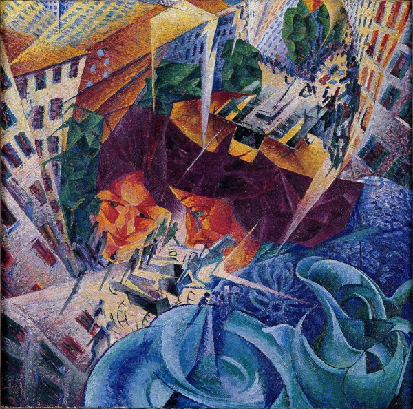 Visioni simultanee by Umberto Boccioni